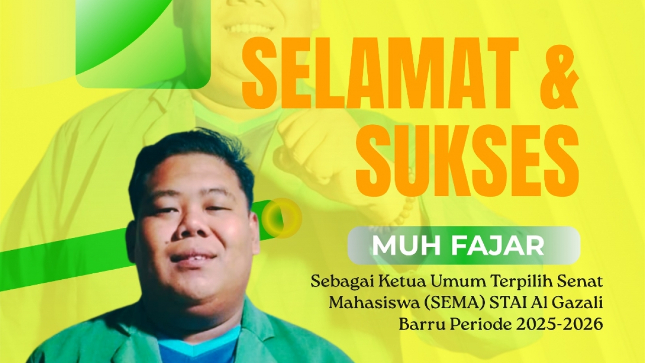Pemdes Corawali Sampaikan Ucapan Selamat kepada Muh Fajar atas Terpilihnya sebagai Ketua Umum SEMA STAI Al-Gazali Barru