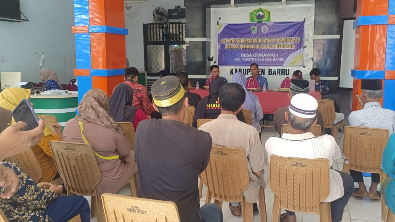 Penyuluhan Kesiapsiagaan Bencana di Desa Corawali
