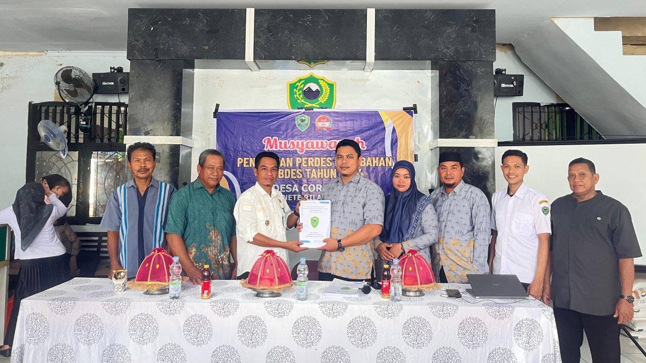 Musyawarah Penetapan APBDes Perubahan Tahun Anggaran 2024: Refleksi Kemitraan Pemerintah Desa dan Masyarakat Corawali