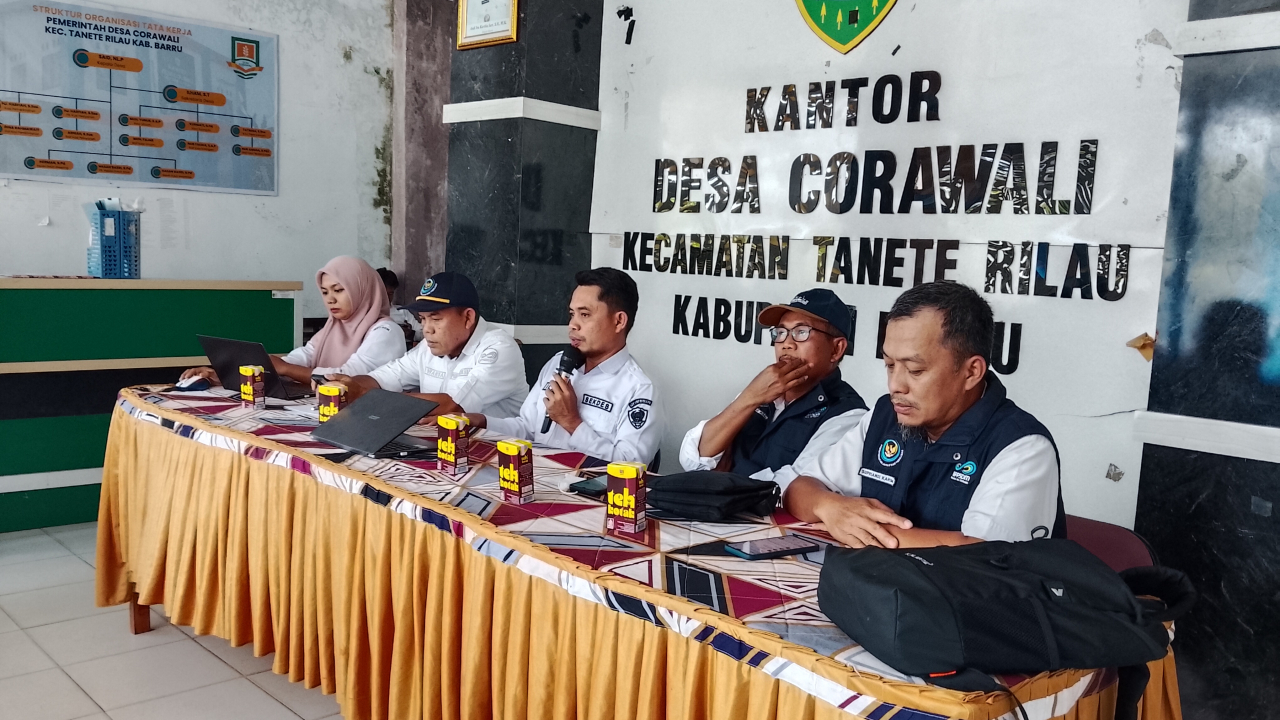 Petambak Desa Corawali Ikuti Sosialisasi Pupuk Bersubsidi