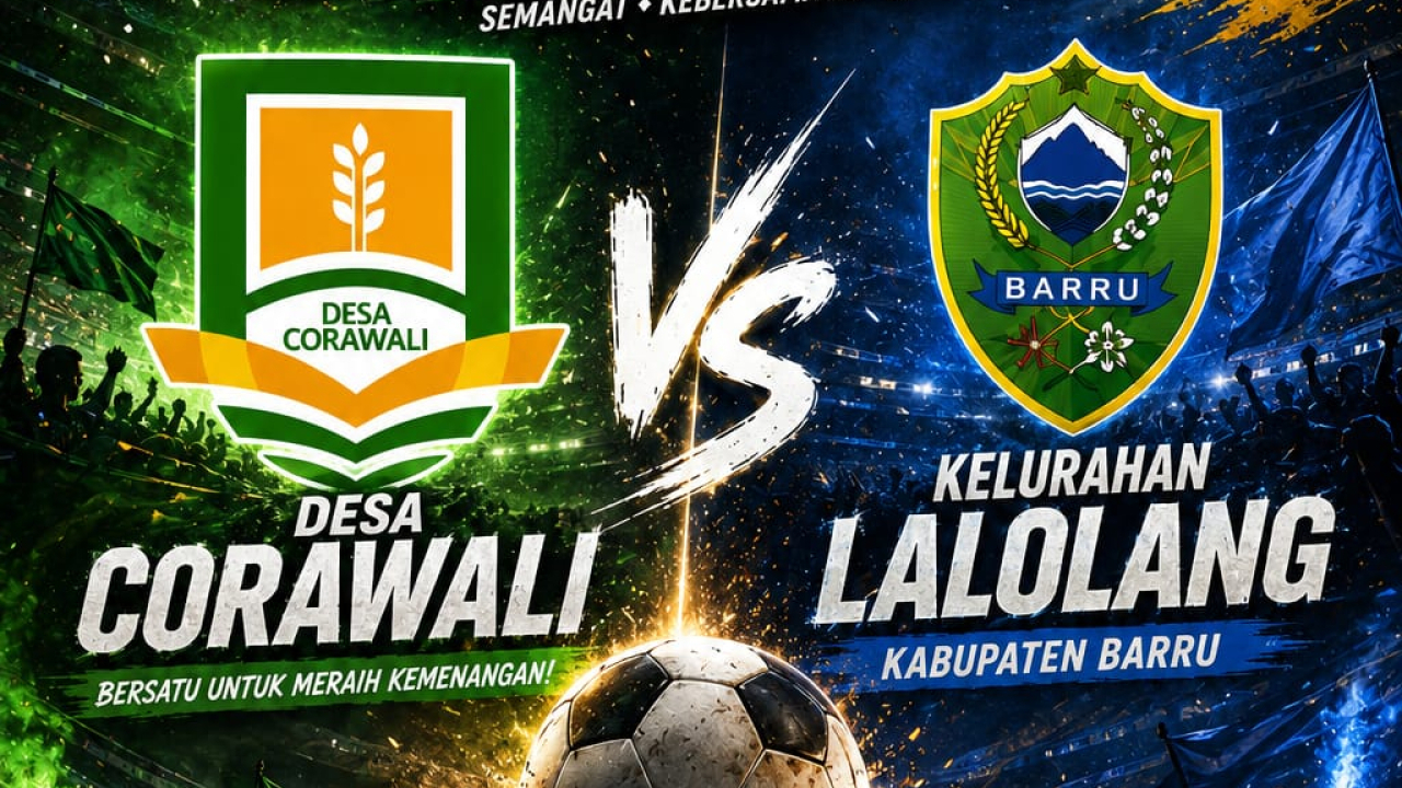 Ulangan Panas 3-3! Corawali vs Lalolang Berebut Tiket Semifinal dalam Laga Hidup-Mati di Pekkae