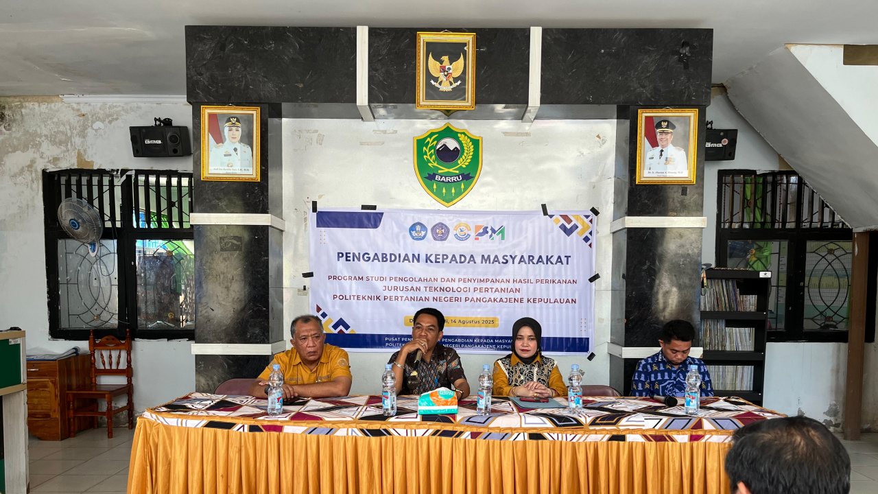Politeknik Negeri Pangkep dan Desa Corawali Perkuat Sinergi Melalui Pelatihan Olahan Perikanan dan Penandatanganan PKS