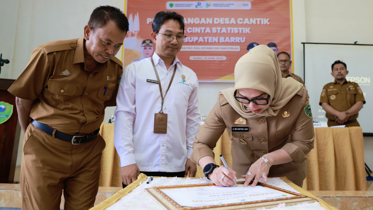 Desa Pao-Pao Dicanangkan Sebagai Desa Cantik