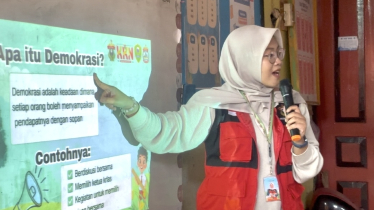 Mahasiswa KKN Universitas Hasanuddin Tanamkan Budaya Demokrasi melalui  Edukasi Penyampaian Aspirasi bagi Siswa Kelas IV dan V SD Negeri 50 Barru