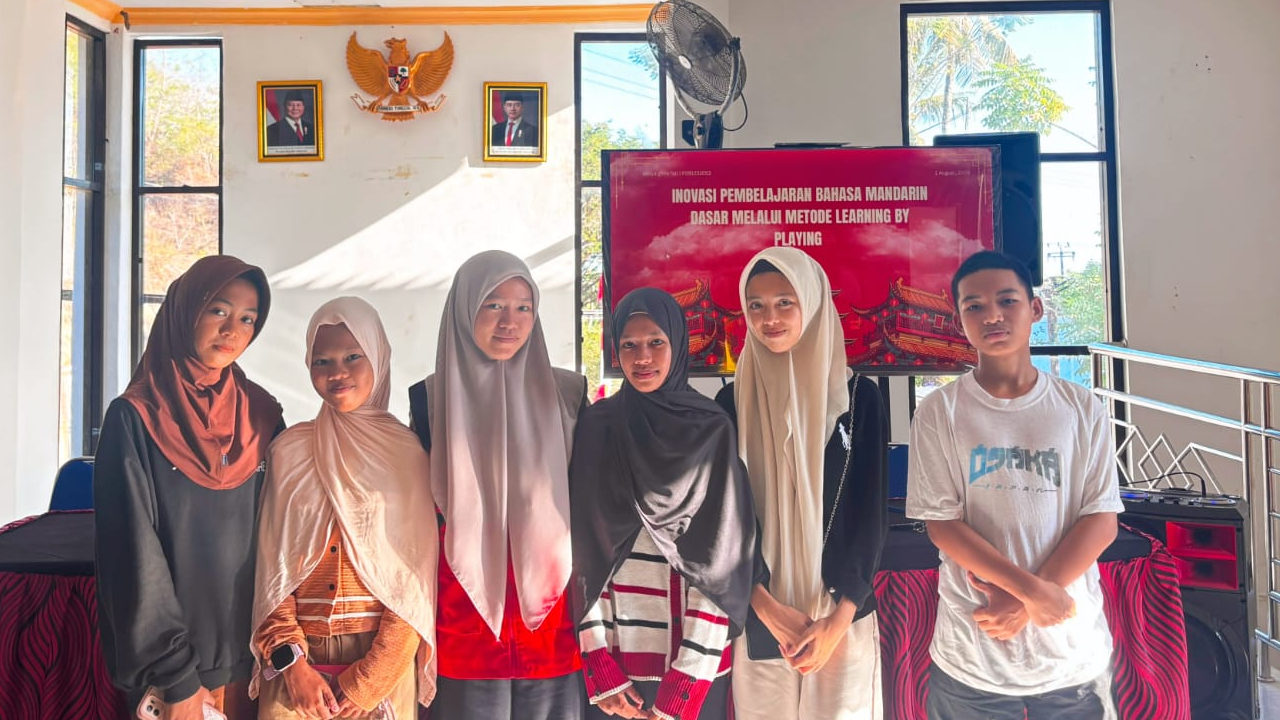 Mahasiswa KKNT Inovasi Desa Gelombang 116 Hadirkan Pembelajaran Mandarin Dasar dengan Metode Learning by Playing