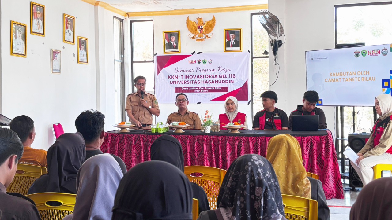 Mahasiswa KKN UNHAS Gelombang 116 Paparkan Hasil Program Kerja di Desa Lasitae