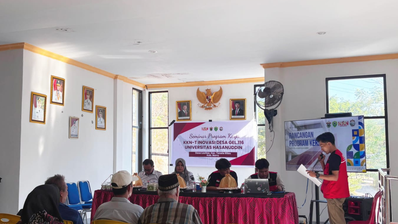 Mahasiswa KKN UNHAS Gelombang 116 Paparkan Program Kerja di Desa Lasitae