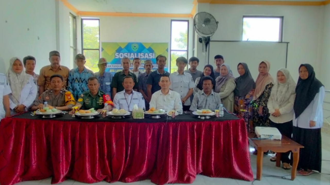 Pemdes Lasitae Bersama Kejari Barru Sosialisasi Jaga Desa Terkait Hukum Pidana Dan Perdata