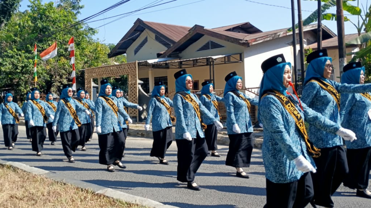 Gerak Jalan dalam rangka HUT Kemerdekaan RI Ke-81 Tingkat Kabupaten Barru