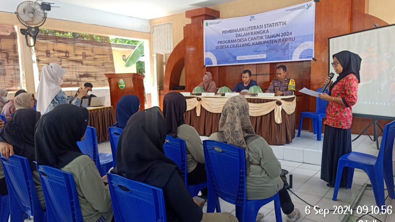 Pertemuan Pembinaan Desa Cinta Statistik Tahun 2024 di Desa Cilellang