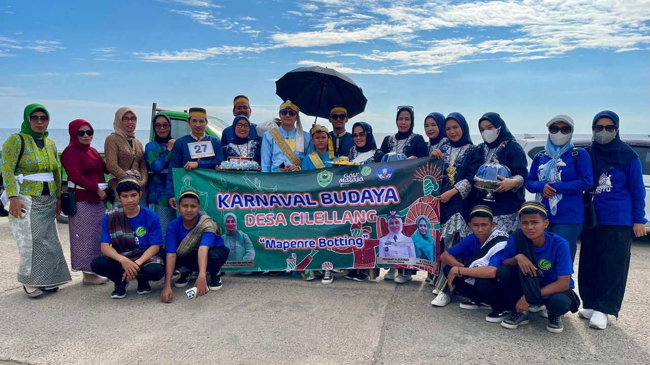 DESA CILELLANG MENGIKUTI KARNAVAL BUDAYA GAU MARAJA TAHUN 2024
