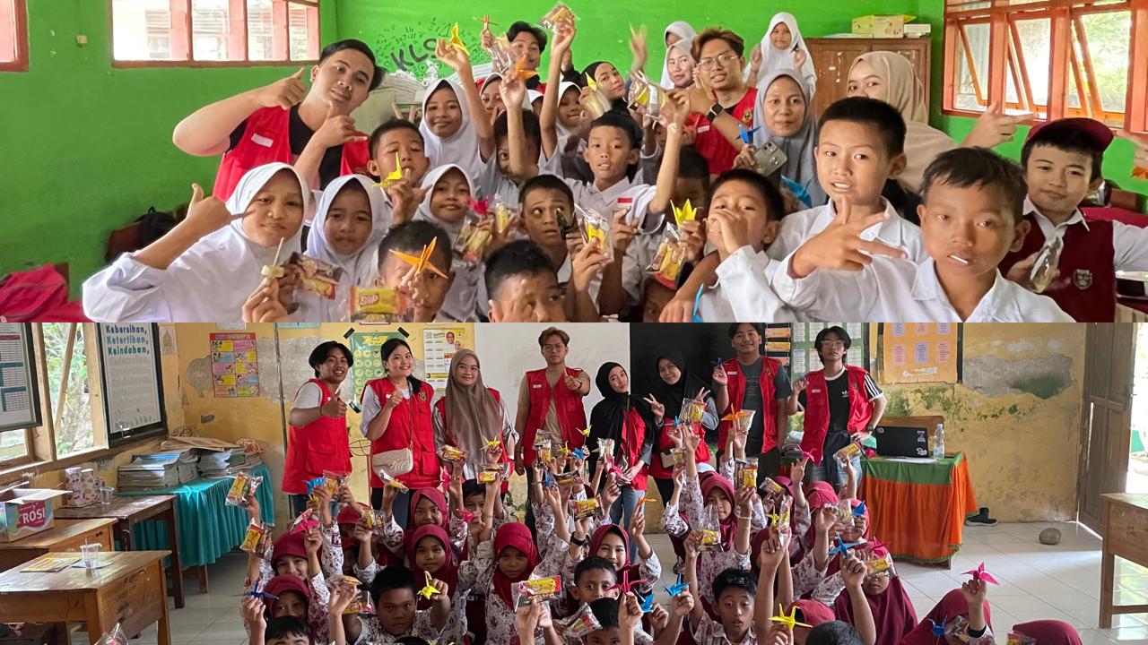 Mahasiswa KKN Unhas Ajak Siswa SD Berkreasi Lewat Kelas Origami