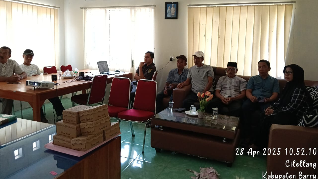 Rapat Koordinasi Virtual Persiapan Fasilitasi BUMDes dalam Kegiatan Ketahanan Pangan Tahun 2025 di Desa Cilellang