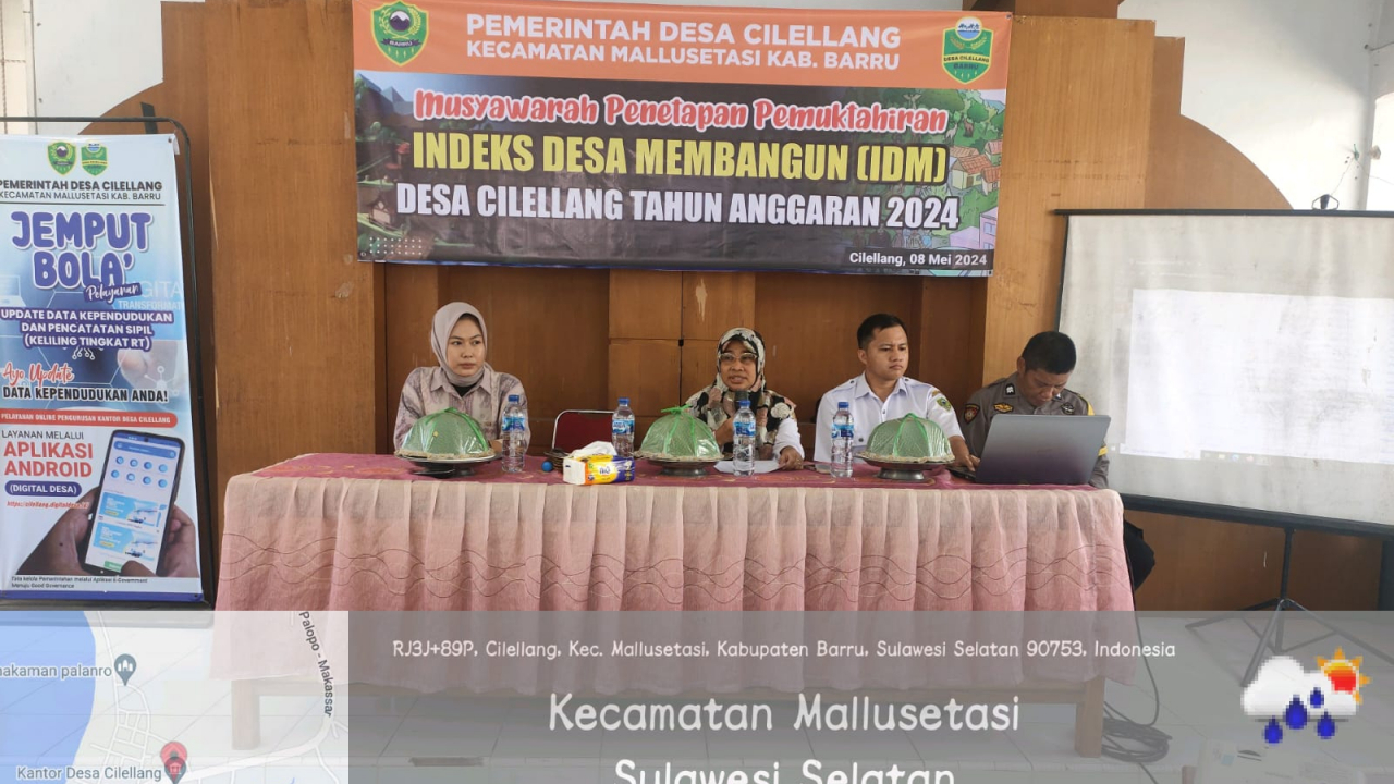 Musyawarah Penetapan Hasil Pemuktahiran Data Indeks Desa Membangun (IDM) Tahun 2024