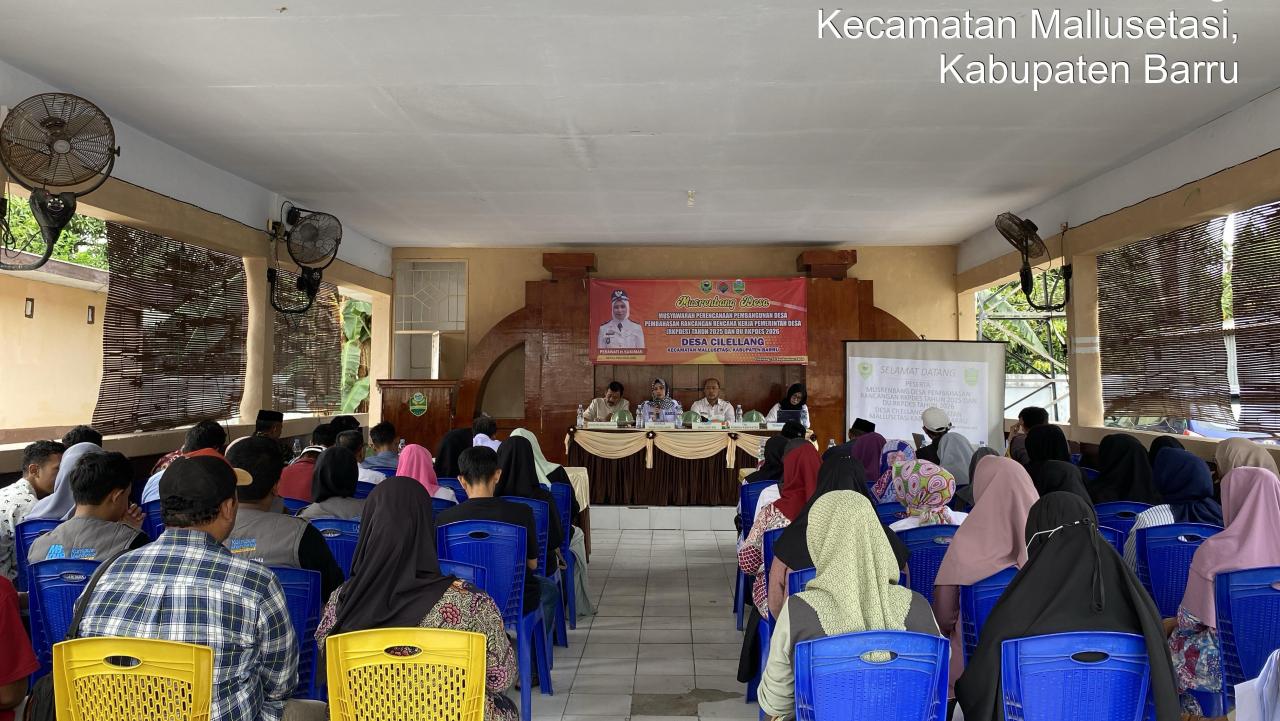 Musyawarah Desa Cilellang: Menetapkan Arah Pembangunan di Tahun 2025 dan 2026