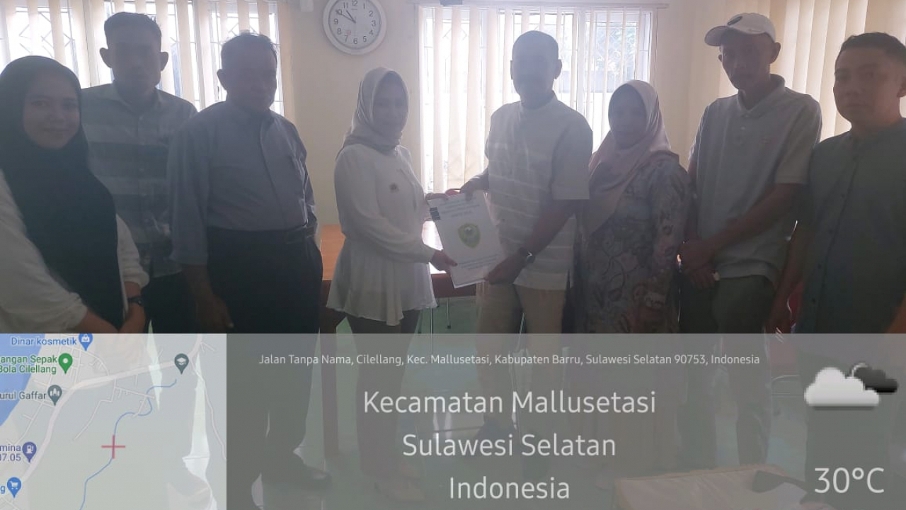 Rapat Bersama BPD dan Penyerahan Rancangan APBDES Tahun 2025 Desa Cilellang