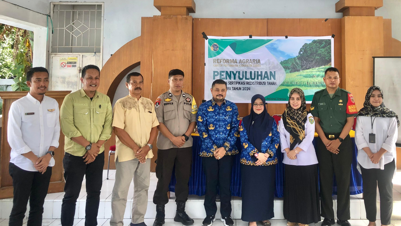 Penyuluhan Sertifikasi Redistribusi Tanah Kab.Barru Tahun 2024