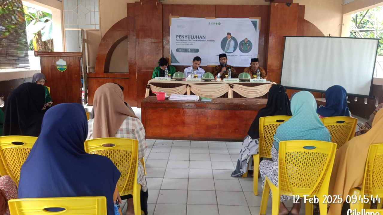 Penyuluhan Pernikahan Dini dan Pelatihan Kaifiyatul Jenazah di Desa Cilellang