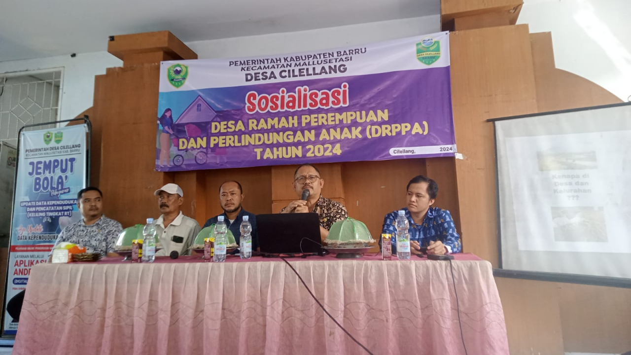 Sosialisasi Desa Ramah Perempuan dan Peduli Anak (DRPPA) di Desa Cilellang