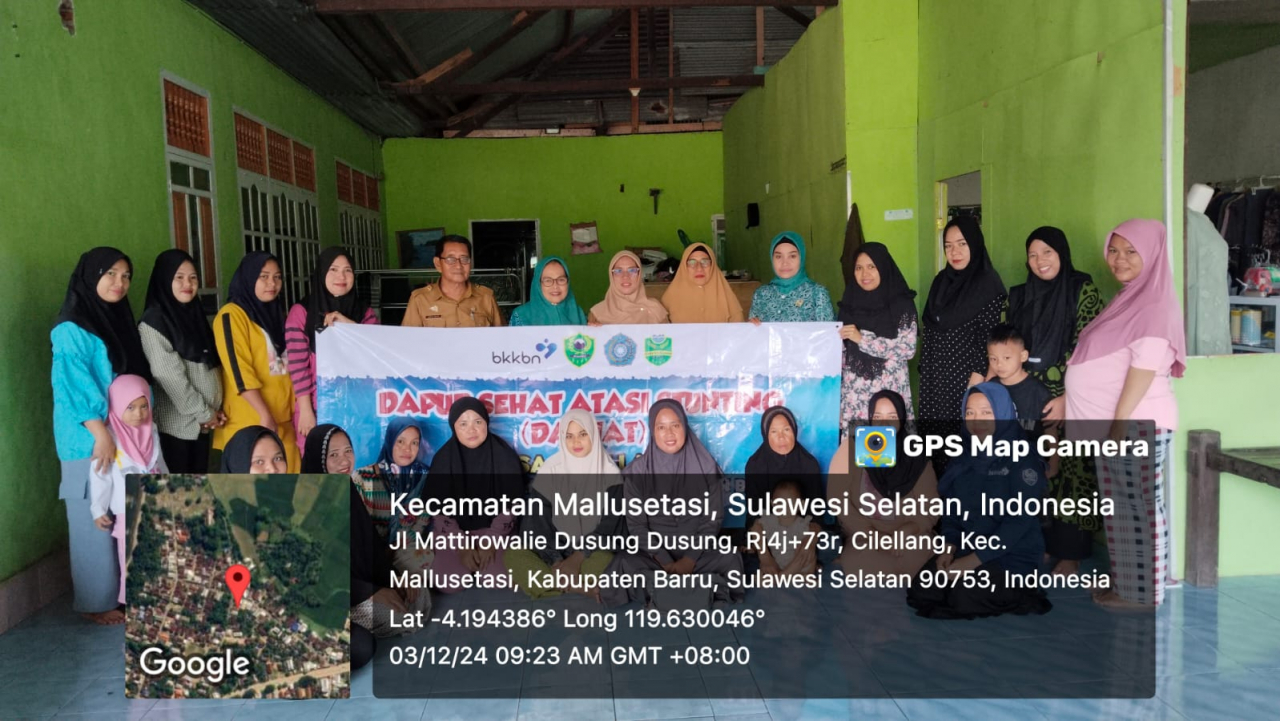 Pendampingan Pelaksanaan Dapur Sehat Atasi Stunting (DASHAT) Bulan Desember Tahun 2024