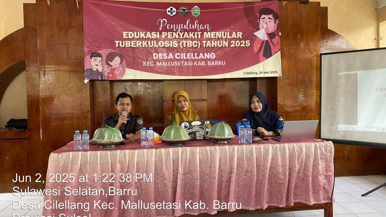 Penyuluhan Edukasi TBC di Desa Cilellang