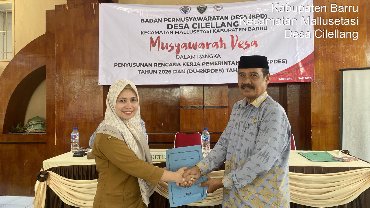 Musyawarah Desa Perubahan RPJMDes 2023-2026 dan Penyusunan RKPDES Tahun 2026 di Desa Cilellang