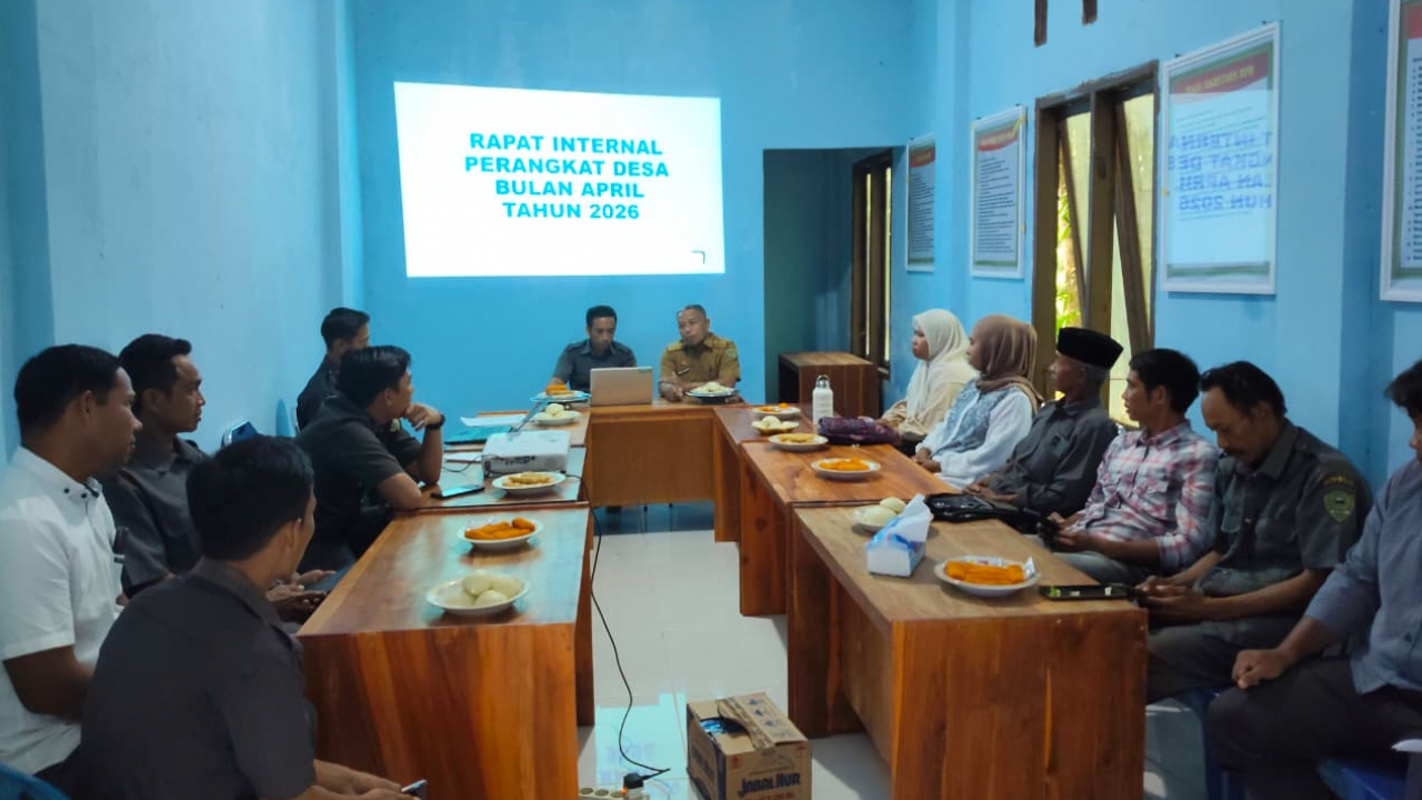 Rapat Desa Pujananting Bahas Program Kerja & Anggaran
