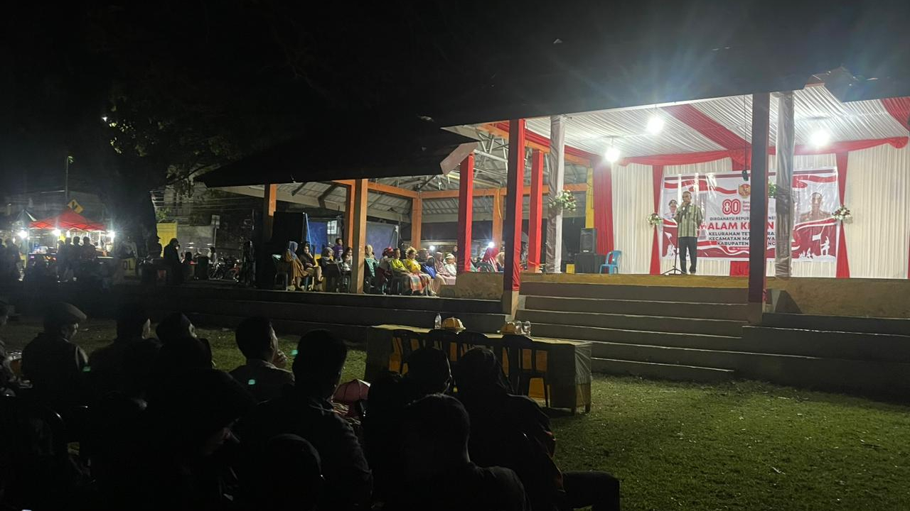 Malam Kesenian Meriahkan HUT RI ke-80 di Tettikenrarae