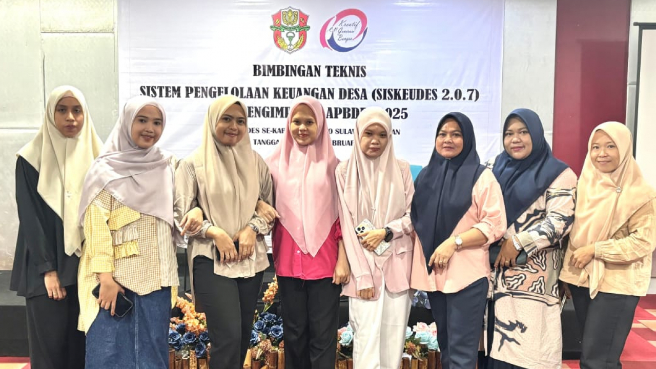 Bimtek Aplikasi Siskeudes Online Versi 2.0.7 untuk Desa se-Kabupaten Wajo