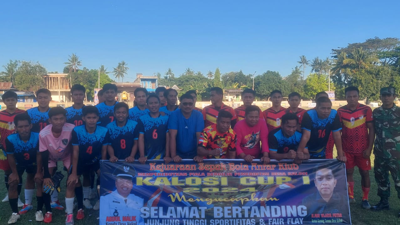Meriahnya Acara Desa: Pertandingan Sepak Bola di Desa Kalosi