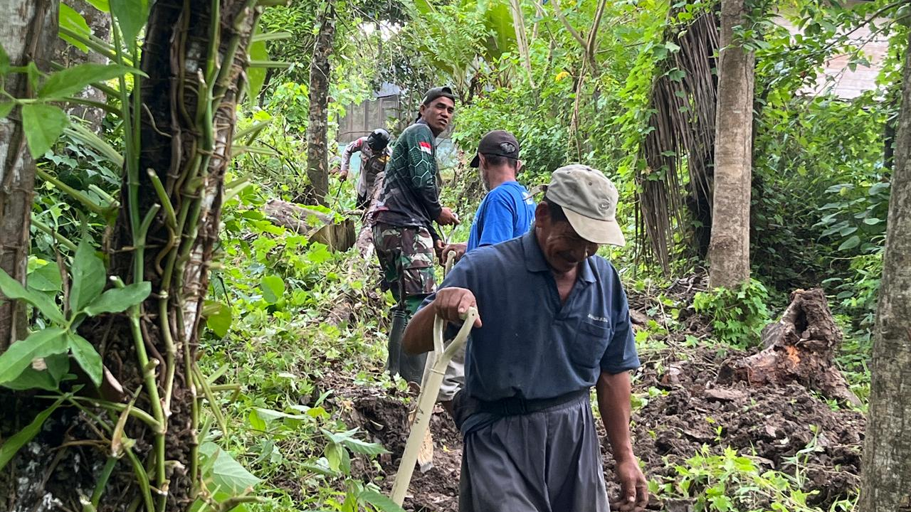 Kerja Bakti Ketahanan Pangan di Desa Kalosi