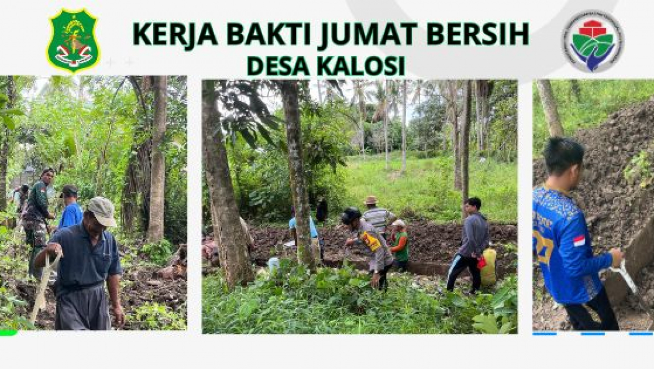 Jumat Bersih di Desa Kalosi: Kerja Bakti Bersihkan Saluran Irigasi Pasca Banjir