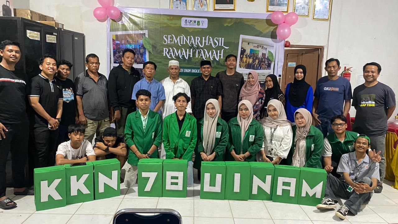 KKN UINAM Berakhir, Desa Padangloang Gelar Ramah Tamah