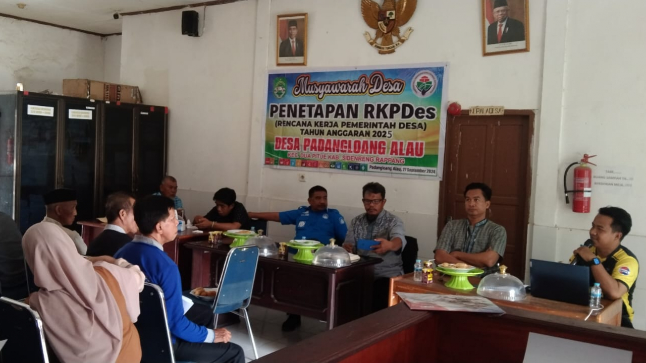 Penetapan RKPDES Tahun Anggaran 2025 Desa Padangloang Alau