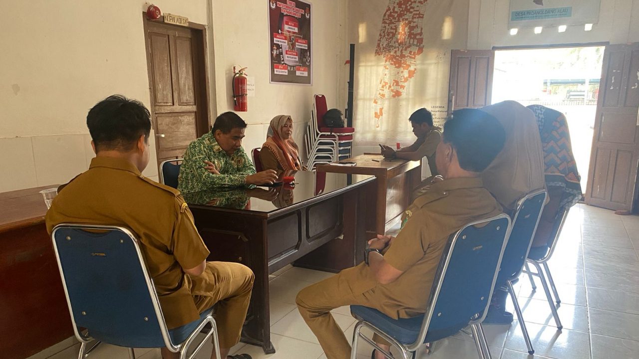 Rapat Panitia Maulid Akbar Desa Padangloang Alau
