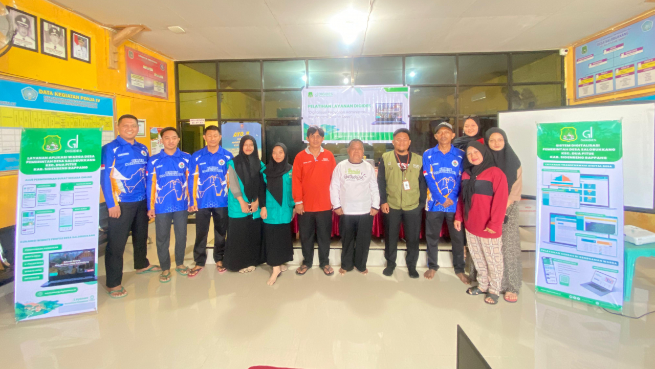 Desa Salobukkang Resmi Tutup Pelatihan Digitalisasi Desa
