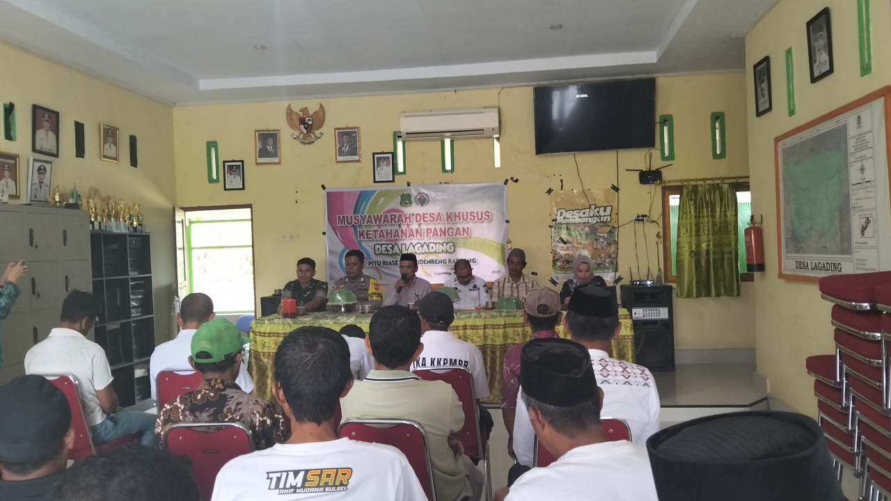 Musyawarah Desa Khusus Ketahanan Pangan, Desa Lagading Bentuk Unit Baru BUMDes