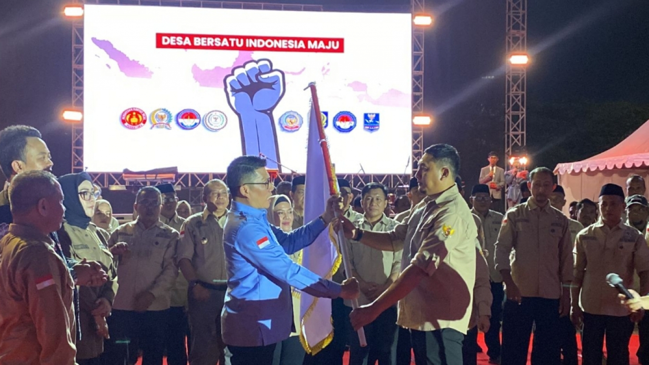 Kepala Desa Lagading, Ketua BPD, dan Sekretaris Desa Hadiri Pelantikan DPD Desa Bersatu Sulsel serta Deklarasi Damai Pilkada 2024