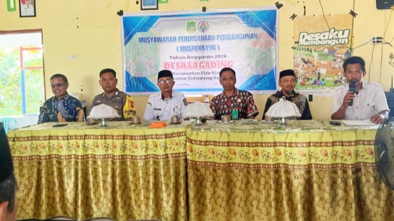 DESA LAGADING SIAP SINKRONKAN PROGRAM PEMBANGUNAN DENGAN VISI BUPATI TERPILIH MELALUI MUSRENBANG PENYUSUNAN RKPD KABUPATEN SIDENRENG RAPPANG TA. 2026 TINGKAT DESA/KELURAHAN