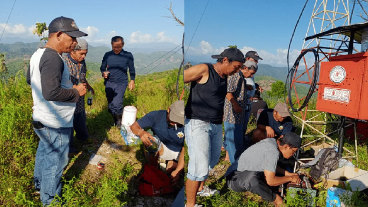 ORARI Lokal Enrekang Tunjukkan Keseriusan dalam Komunikasi, Perbaiki RPU Buntu Ranga yang Lama Tidak Berfungsi