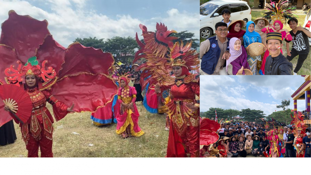 Barisan Masyarakat Desa Banti Curi Perhatian di Karnaval Baraka: Kostum Heboh Flora dan Fauna, Mahasiswa KKN Turut Beraksi