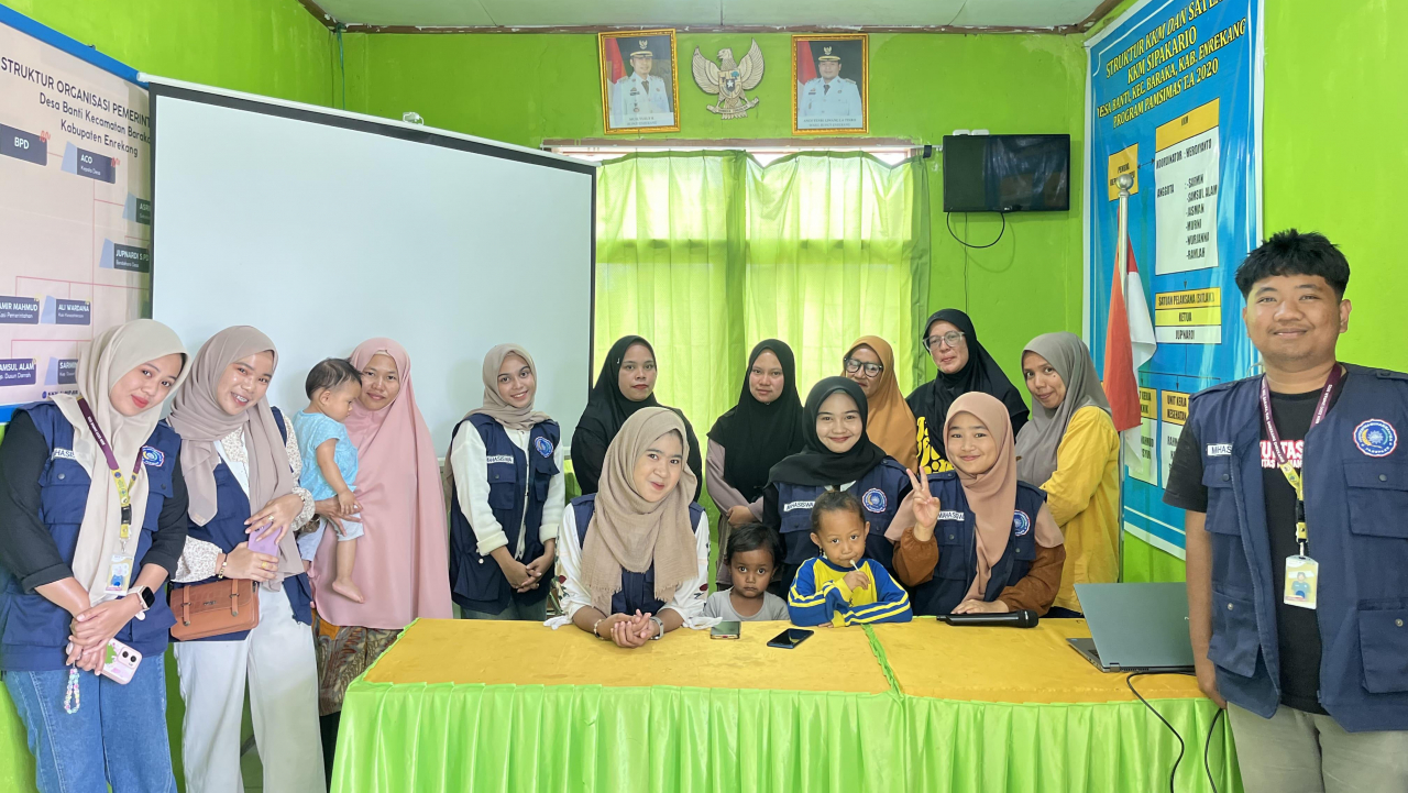 bersosialisasi dan edukasi tentang pentingnya gizi seimbang pada usia dini
