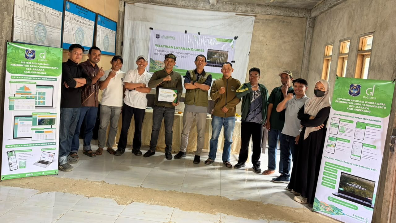 Sosialisasi Aplikasi Digital Desa Pandung Batu Enrekang 2026