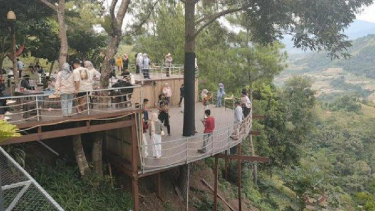 Menikmati Udara Sejuk di Dante Pine Enrekang, Bisa Foto-foto dengan Latar Gunung Nona