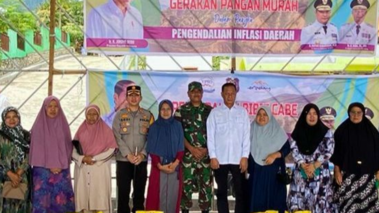Tekan Inflasi, Gerakan Pangan Murah Hadir Di Kecamatan Anggeraja