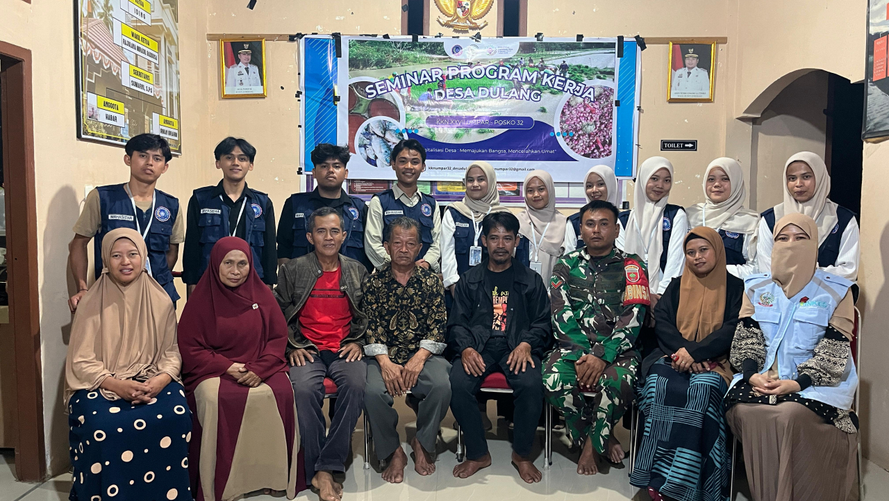 Seminar Program Kerja oleh Mahasiswa KKN XXVII UMPAR
