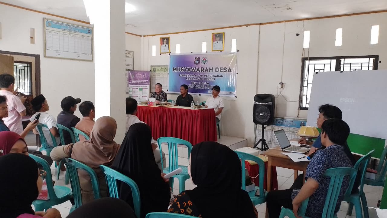 Musrenbang Desa Lunjen Pembahasan RKPDesa 2027 dan DU-RKPDesa 2028
