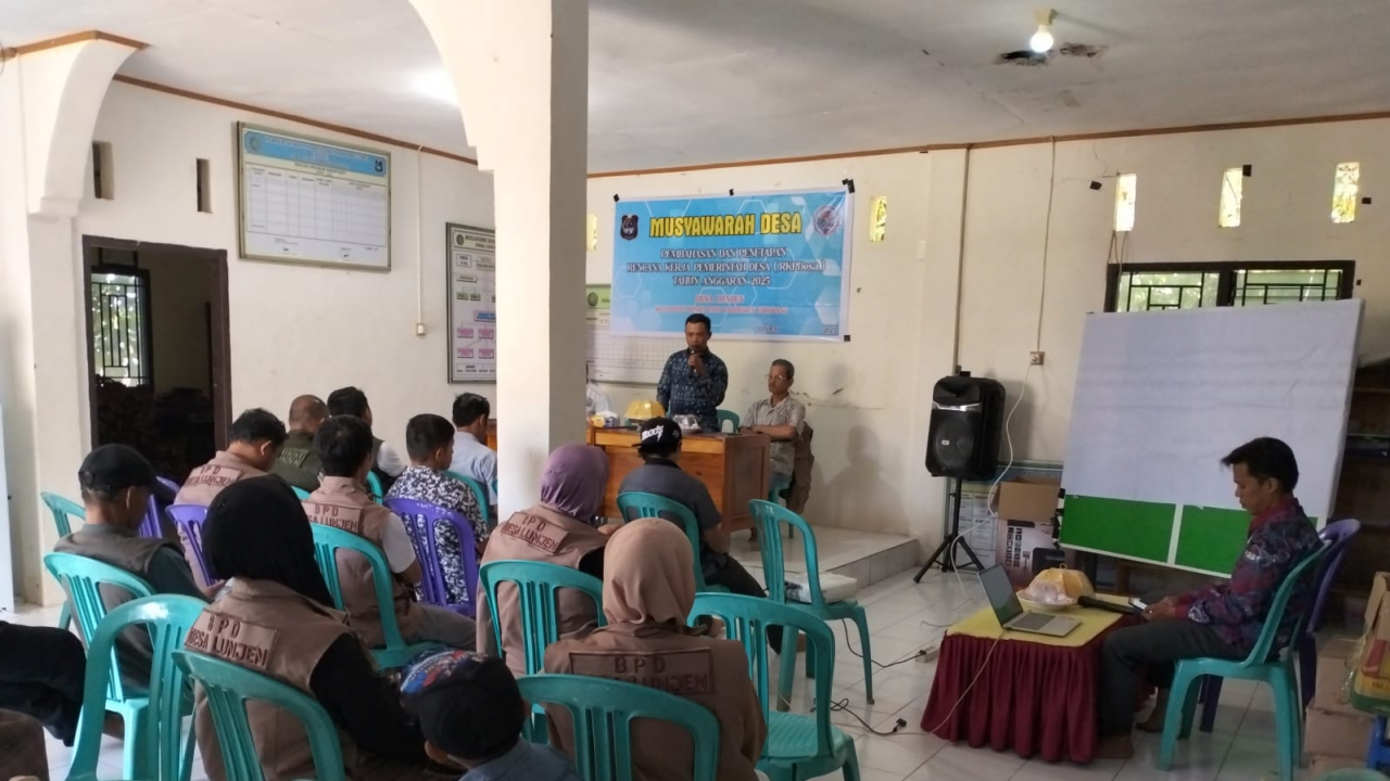 **Musyawarah Desa Lunjen: Pembahasan dan Penetapan Rancangan RKPDesa T.A 2025 dan DU-RKPDesa T.A 2026**