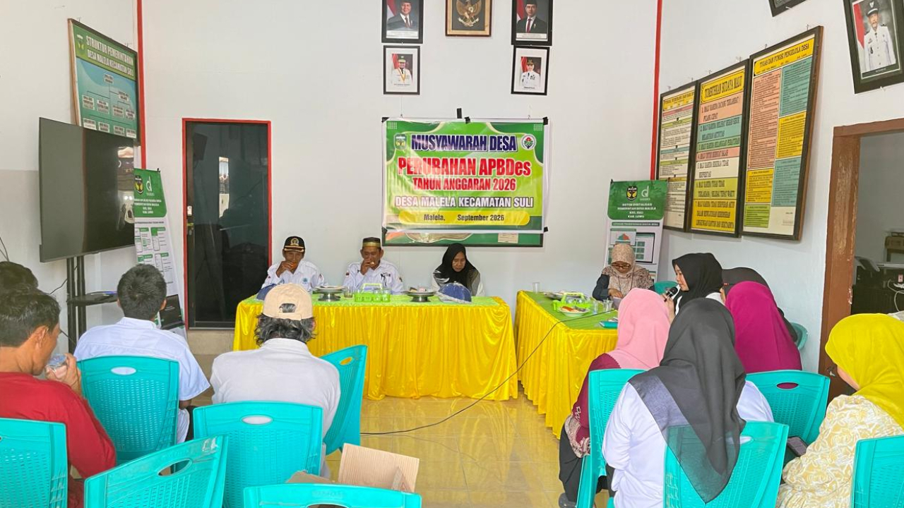 Musyawarah Desa Malela Bahas Perubahan APBDes Tahun 2026