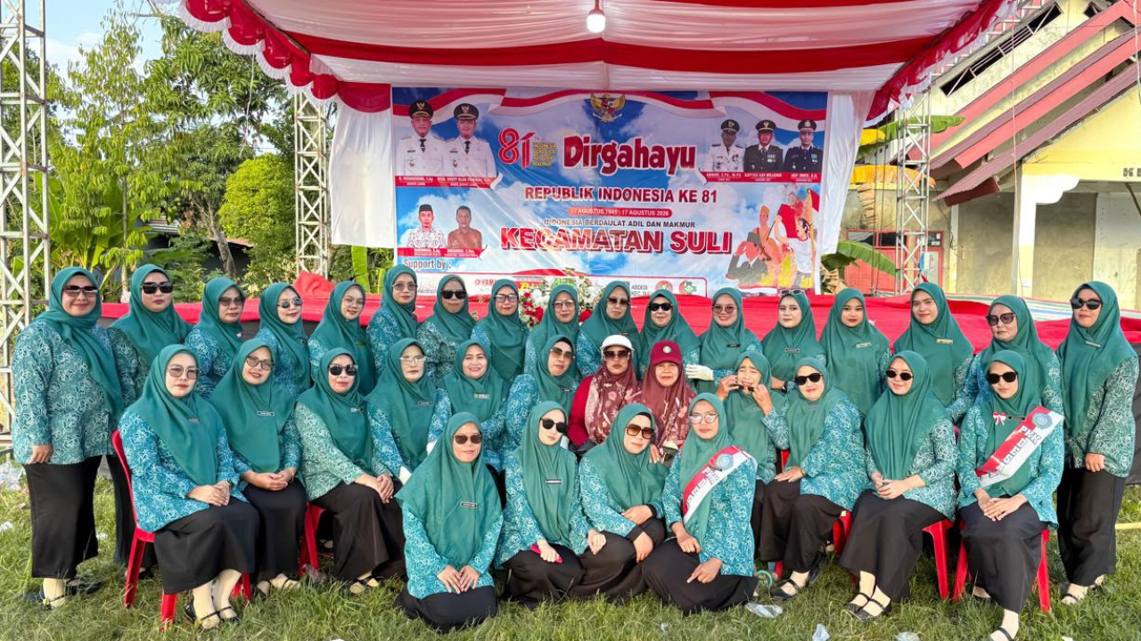 Kemeriahan Lomba Gerak Jalan Indah di Kecamatan Suli Luwu